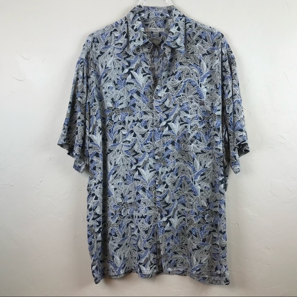MODA CAMPIA Hawaiian Aloha Shirt M - Picture 2 of 6